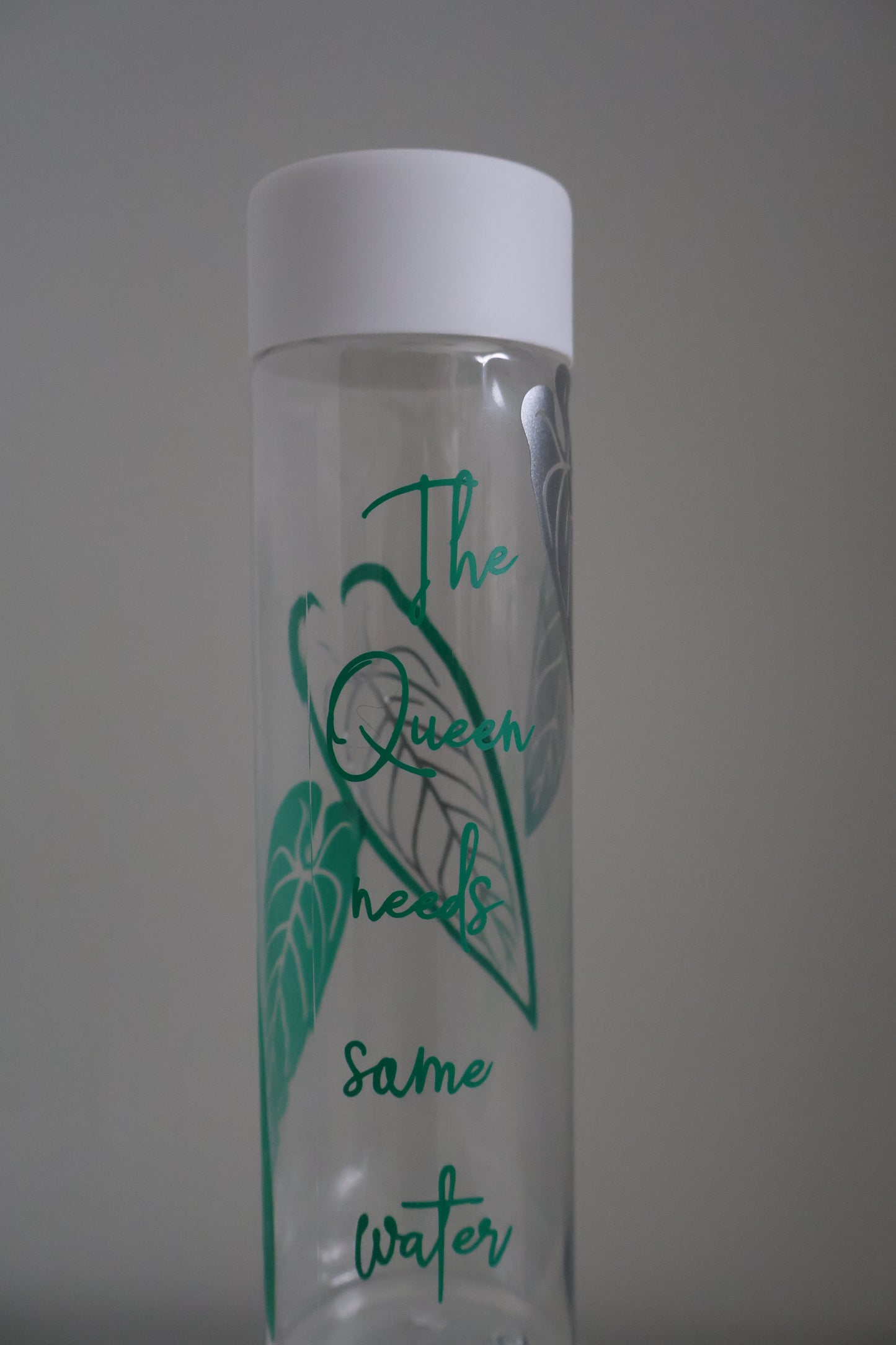 Queen Anthurium plastic water bottle