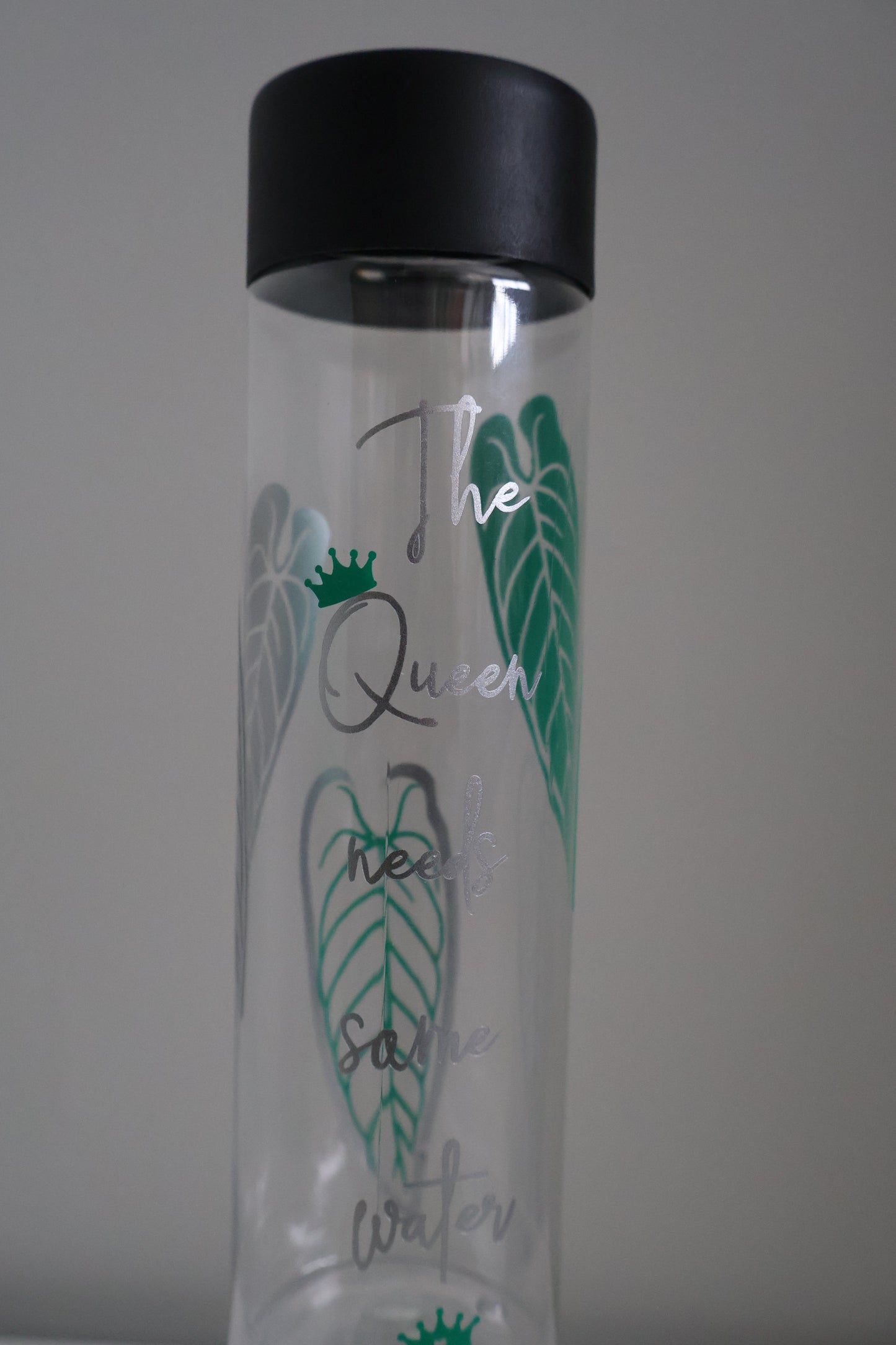 Queen Anthurium plastic water bottle